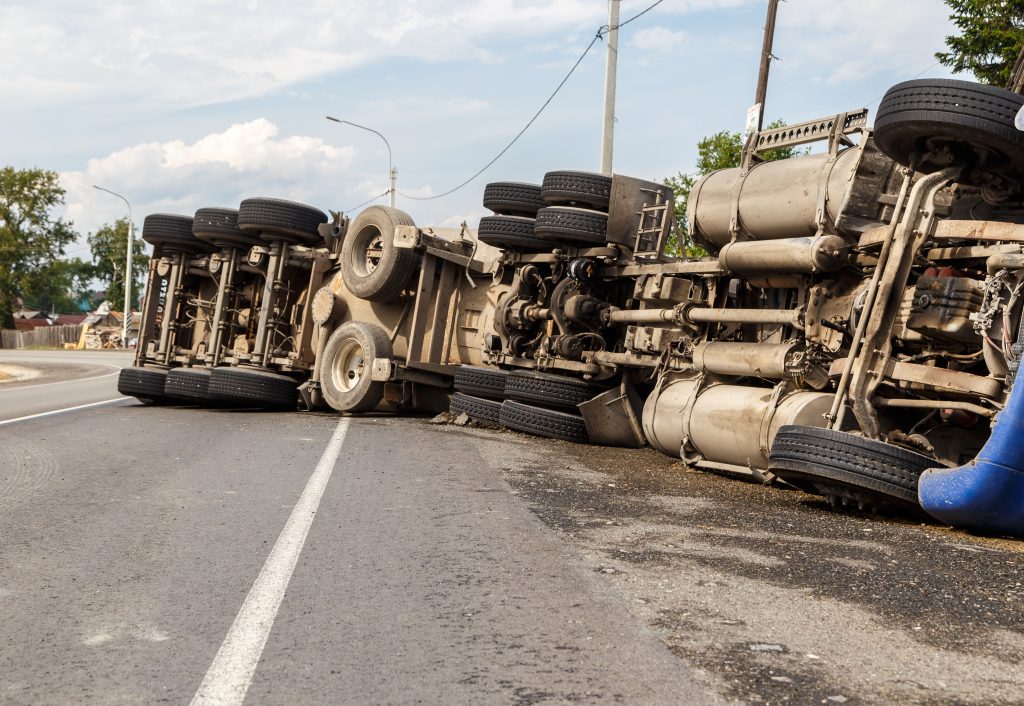Oil tanker wreck in West Texas